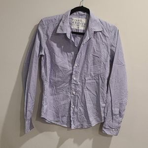 Frank & Eileen purple checkered button up